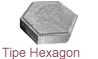 Paving Block Tipe Hexagon